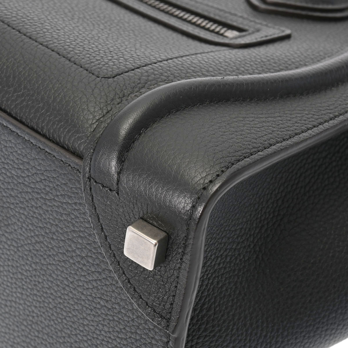 セリーヌラゲージ マイクロショッパー 黒 レディース レザー