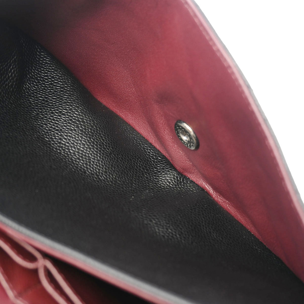 シャネルWフラップ チェーンショルダー 30cm 42976 黒 シルバー金具