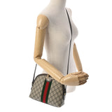 GUCCI グッチ オフィディア GGショルダーバッグ ベージュ ゴールド金具 499621 レディース PVC ショルダーバッグ 新同 中古 銀蔵