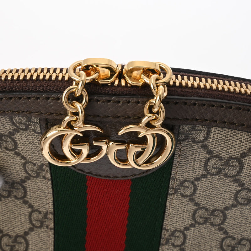 GUCCI グッチ オフィディア GGショルダーバッグ ベージュ ゴールド金具 499621 レディース PVC ショルダーバッグ 新同 中古 銀蔵