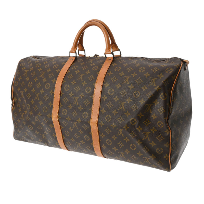 LOUIS VUITTON ルイヴィトン モノグラム キーポル 60 ブラウン M41422 ユニセックス モノグラムキャンバス ボストンバッグ Bランク 中古 銀蔵