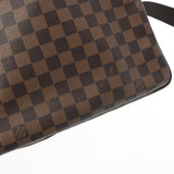 LOUIS VUITTON ルイヴィトン ダミエ ナヴィグリオ  ブラウン N45255 ユニセックス ダミエキャンバス ショルダーバッグ Bランク 中古 銀蔵