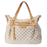 LOUIS VUITTON ルイヴィトン ダミエアズール イーヴォラ MM 2WAY 白 N41133 レディース ダミエアズールキャンバス ハンドバッグ Bランク 中古 銀蔵