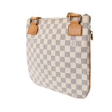 LOUIS VUITTON ルイヴィトン ダミエアズール ポシェット ボスフォール ホワイト N51112 レディース ダミエアズールキャンバス ショルダーバッグ Bランク 中古 銀蔵
