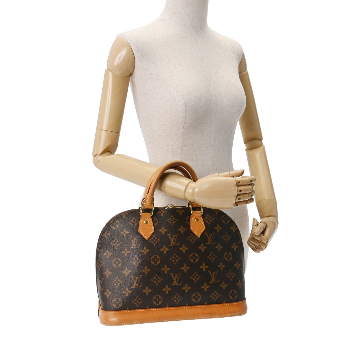 ルイヴィトンアルマ 14145 ブラウン レディース モノグラムキャンバス