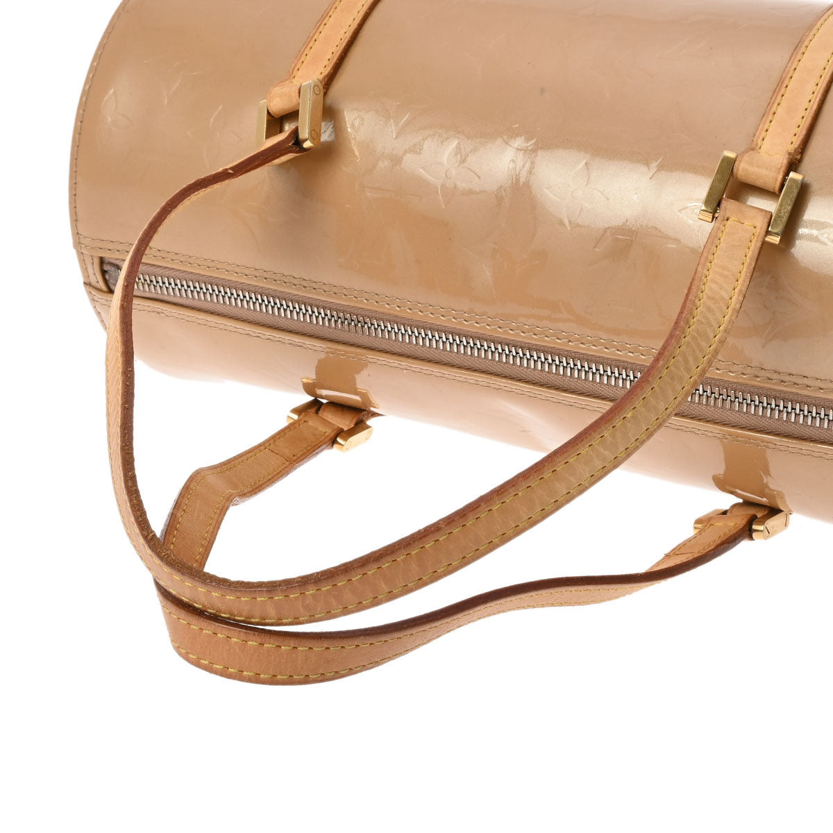 ルイヴィトン　ベッドフォード　ヴェルニ　パピヨン　ベージュ LOUIS VUITTON ヴェルニ ベッドフォード ハンドバッグ ルイヴィトン
