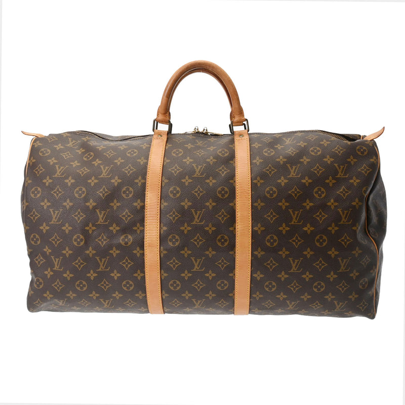 LOUIS VUITTON ルイヴィトン モノグラム キーポル 60 ブラウン M41422 ユニセックス モノグラムキャンバス ボストンバッグ Bランク 中古 銀蔵