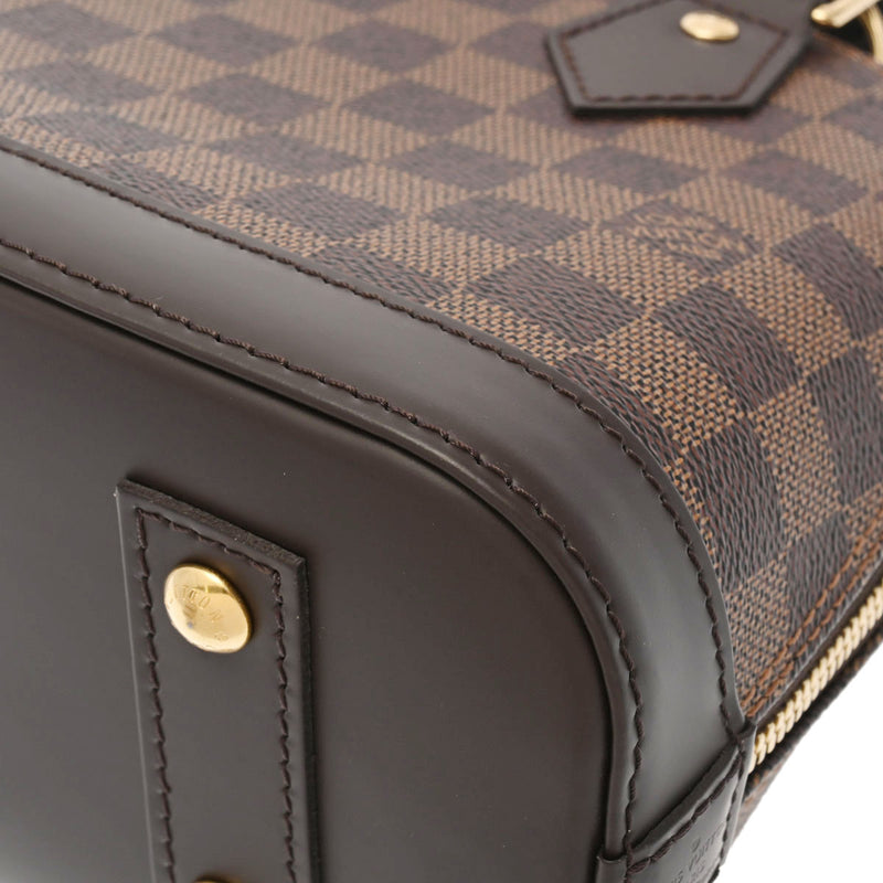 LOUIS VUITTON ルイヴィトン ダミエ アルマ BB 2WAY ブラウン N41221 レディース ダミエキャンバス ハンドバッグ 新同 中古 銀蔵