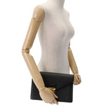 LOUIS VUITTON ルイヴィトン エピ セリエドラゴンヌ クラッチバッグ 黒 ゴールド金具 M52612 メンズ エピレザー セカンドバッグ ABランク 中古 銀蔵