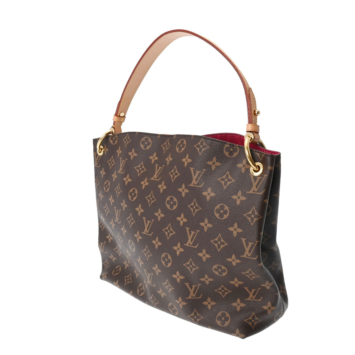 LOUIS VUITTON ルイヴィトン グレースフル PM ピヴォワンヌ M43700 レディース モノグラムキャンバス ショルダーバッグ Aランク  中古 - 格安お得