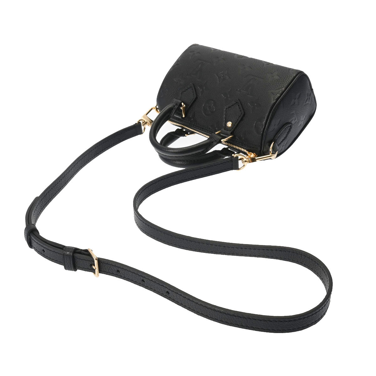 ルイヴィトン  M82450 ナノ・スピーディ モノグラムアンプラント ノワールショルダーバッグ レディース ☆Louis Vuitton☆モノグラム・アンプラント ナノ・スピーディ (Louis