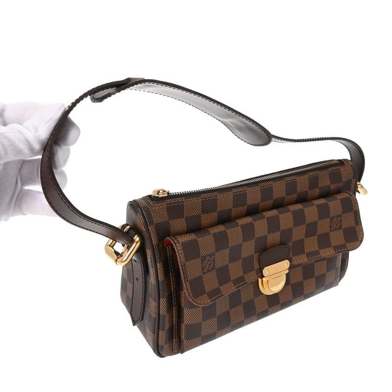 LOUIS VUITTON ルイヴィトン ラヴェッロ GM ブラウン N60006 レディース ダミエキャンバス ショルダーバッグ Aランク 中古 銀蔵