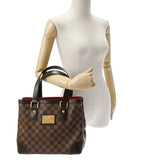 LOUIS VUITTON ルイヴィトン ダミエ ハムステッド PM ブラウン N51205 レディース ダミエキャンバス ハンドバッグ Aランク 中古 銀蔵