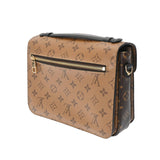 LOUIS VUITTON ルイヴィトン モノグラムリバース ポシェットメティス MM ブラウン M44876 レディース モノグラムリバース キャンバス 2WAYバッグ Aランク 中古 銀蔵