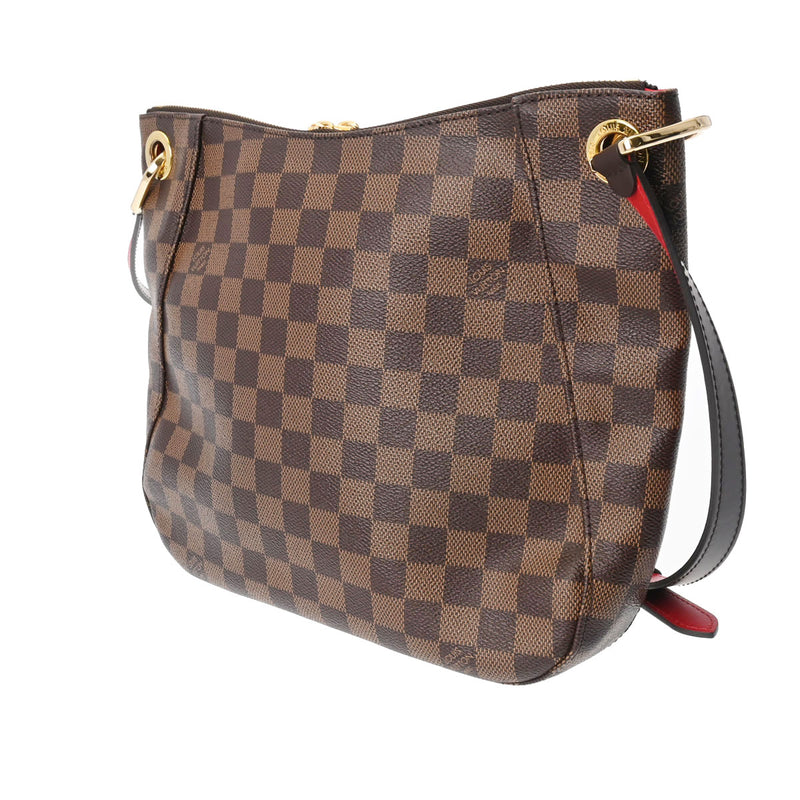 LOUIS VUITTON ルイヴィトン ダミエ サウスバンク ブラウン N42230 レディース ダミエキャンバス ショルダーバッグ 新同 中古 銀蔵