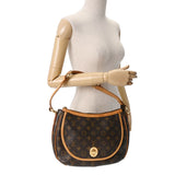 LOUIS VUITTON ルイヴィトン モノグラム トゥラム PM ブラウン M40076 レディース モノグラムキャンバス ショルダーバッグ Bランク 中古 銀蔵