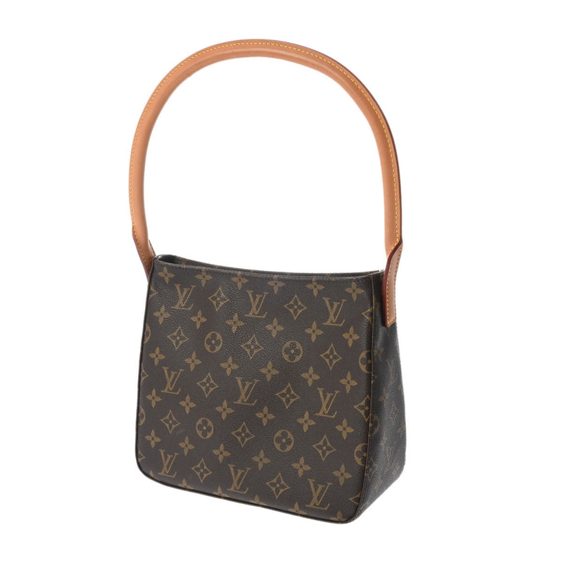 LOUIS VUITTON ルイヴィトン モノグラム ルーピング MM  ブラウン M51146 レディース モノグラムキャンバス セミショルダーバッグ ABランク 中古 銀蔵