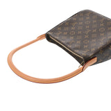 LOUIS VUITTON ルイヴィトン モノグラム ルーピング MM  ブラウン M51146 レディース モノグラムキャンバス セミショルダーバッグ ABランク 中古 銀蔵