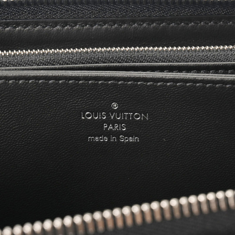 LOUIS VUITTON ルイヴィトン マヒナ ジッピーウォレット 黒 M61867 レディース レザー 長財布 Aランク 中古 銀蔵