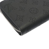 LOUIS VUITTON ルイヴィトン マヒナ ジッピーウォレット 黒 M61867 レディース レザー 長財布 Aランク 中古 銀蔵