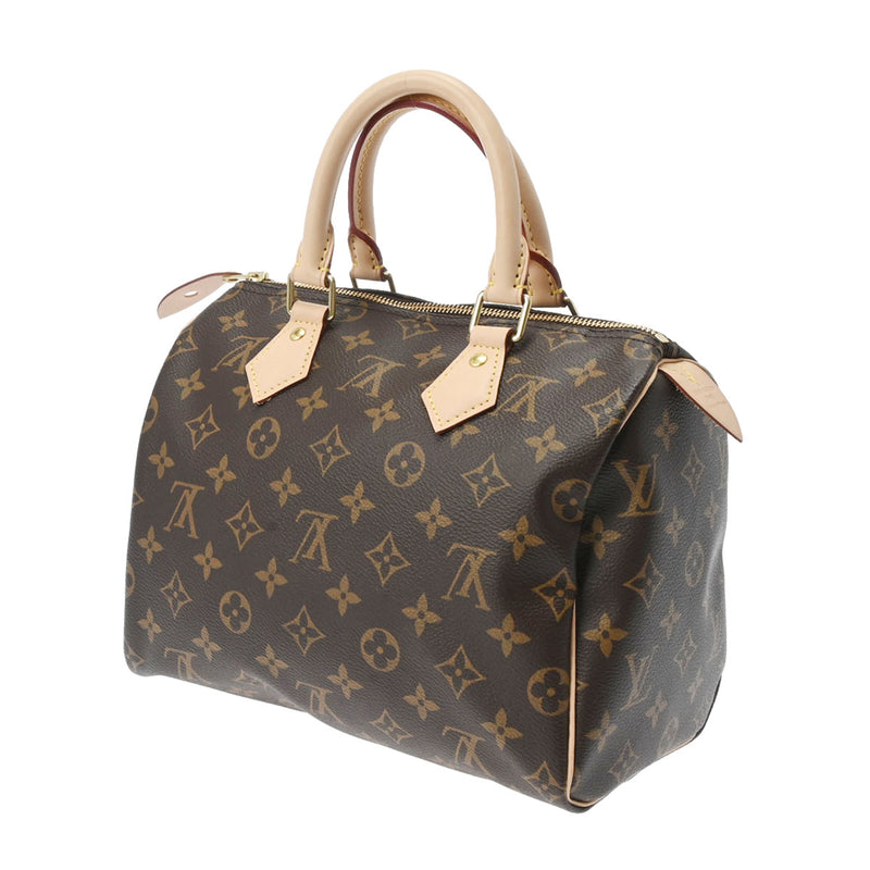 LOUIS VUITTON ルイヴィトン モノグラム スピーディ25 ブラウン M41109 レディース モノグラムキャンバス ハンドバッグ 新同 中古 銀蔵