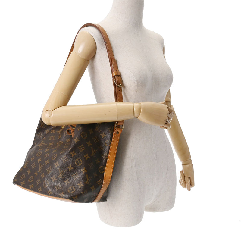 LOUIS VUITTON ルイヴィトン モノグラム プチノエ ブラウン M42226 レディース モノグラムキャンバス ショルダーバッグ Bランク 中古 銀蔵