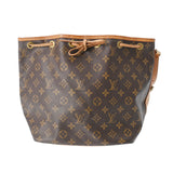 LOUIS VUITTON ルイヴィトン モノグラム プチノエ ブラウン M42226 レディース モノグラムキャンバス ショルダーバッグ Bランク 中古 銀蔵