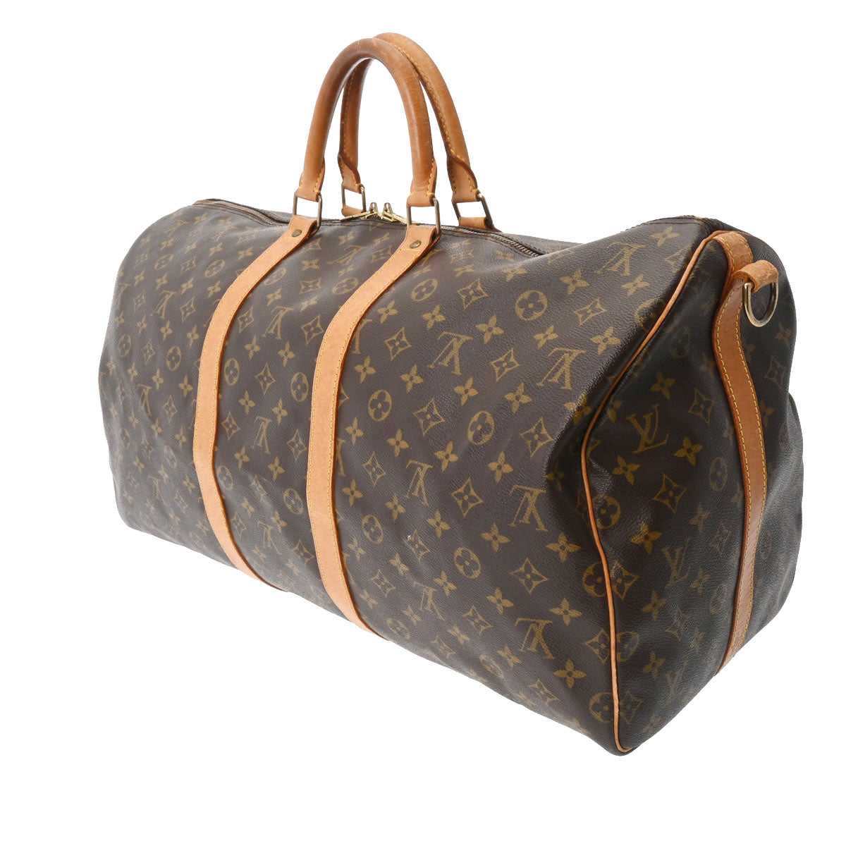 LOUIS VUITTON ルイヴィトン モノグラム キーポル バンドリエール 55 ブラウン M41414 ユニセックス モノグラムキャンバス  ボストンバッグ Bランク 中古 - バーゲンで