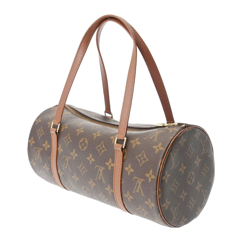 LOUIS VUITTON ルイヴィトン モノグラム パピヨン GM ブラウン M51365 レディース モノグラムキャンバス ハンドバッグ ABランク 中古 銀蔵