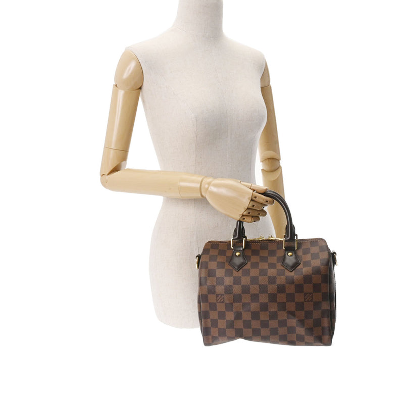 ルイヴィトンスピーディ バンドリエール 25 14137 ブラウン レディース ダミエキャンバス ハンドバッグ N41368 LOUIS VUITTON  中古 – 銀蔵オンライン