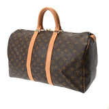 LOUIS VUITTON ルイヴィトン モノグラム キーポル 45 ブラウン M41428 ユニセックス モノグラムキャンバス ボストンバッグ ABランク 中古 銀蔵