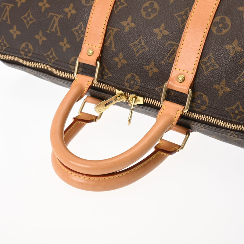 LOUIS VUITTON ルイヴィトン モノグラム キーポル 45 ブラウン M41428 ユニセックス モノグラムキャンバス ボストンバッグ ABランク 中古 銀蔵