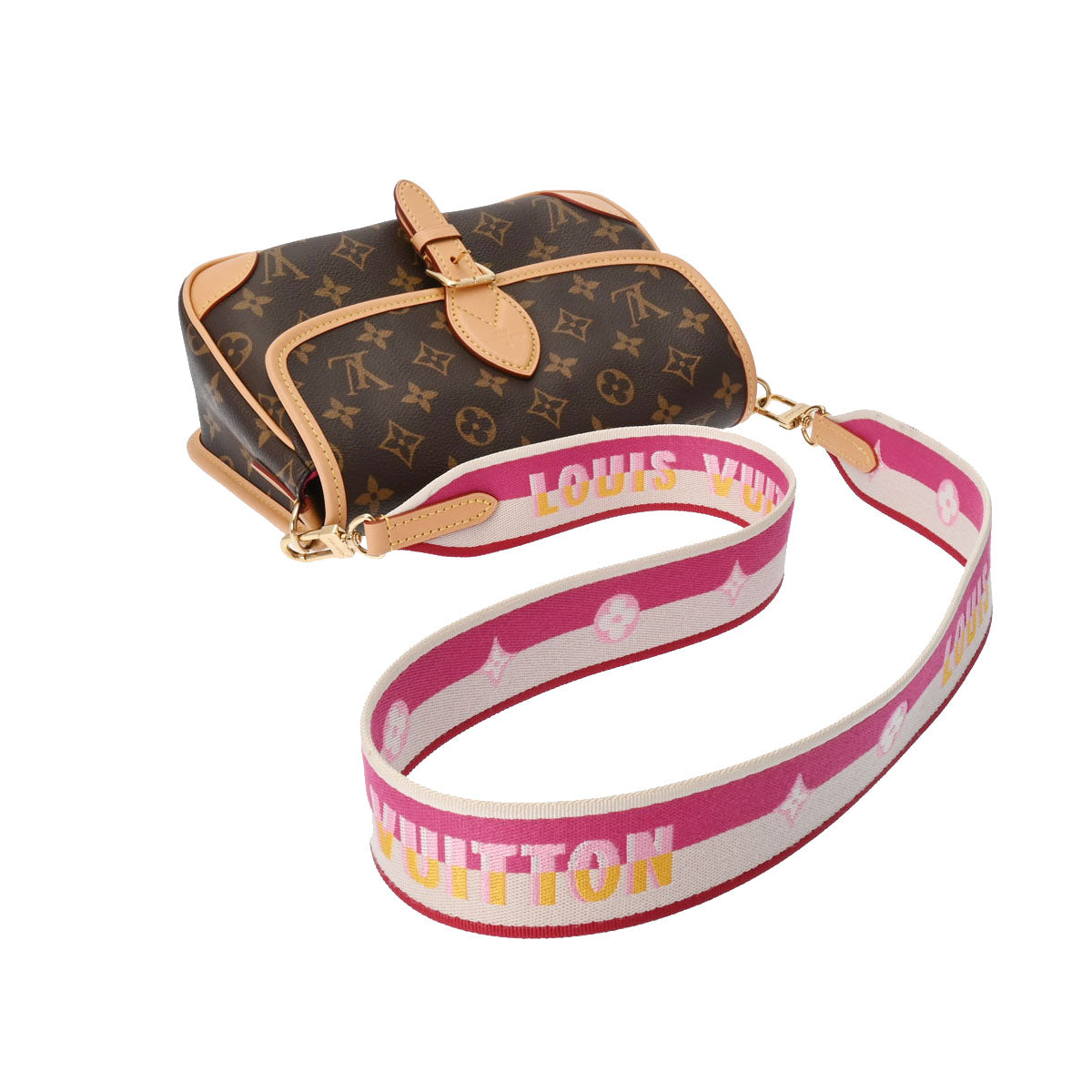 ルイヴィトンディアヌ NM PM 2WAY 14145 ブラウン レディース モノグラムキャンバス ショルダーバッグ M46049 LOUIS  VUITTON 中古 – 銀蔵オンライン