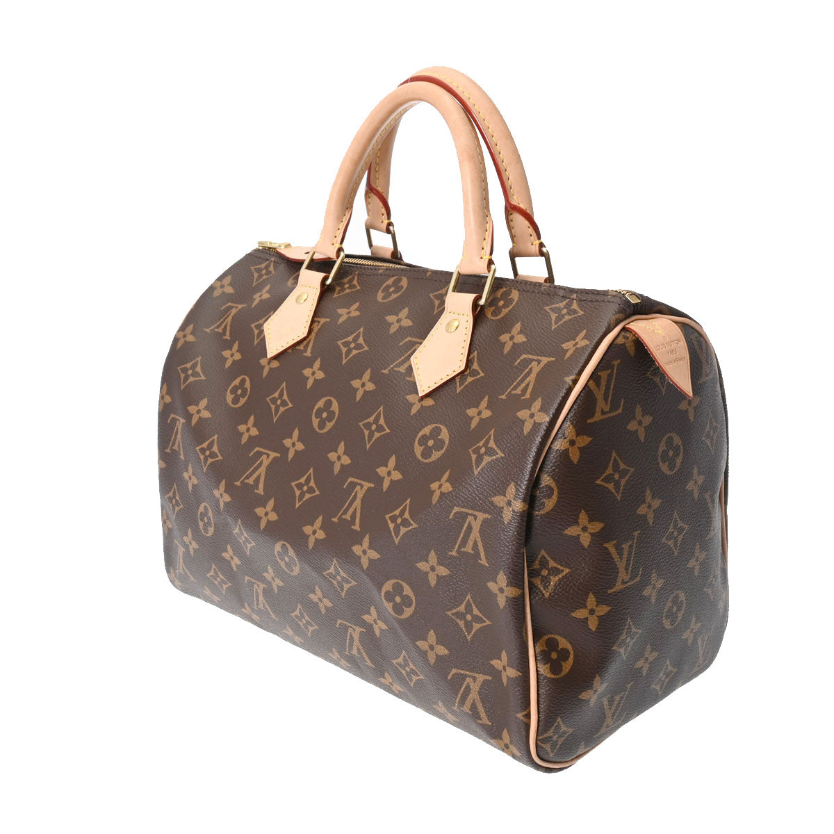 LOUIS VUITTON ルイヴィトン モノグラム スピーディ30 現行 ブラウン 