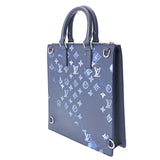 LOUIS VUITTON ルイヴィトン モノグラムウォーターカラー サックプラ メッセンジャー 2WAY ネイビーブルー M57843 メンズ モノグラムキャンバス トートバッグ 新同 中古 銀蔵