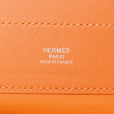 HERMES エルメス サックアリーヌ ミニ オレンジ パラジウム金具 C刻印(2018年頃) レディース ヴォースイフト ショルダーバッグ ABランク 中古 銀蔵