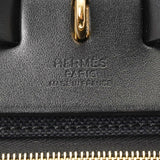 HERMES エルメス エールバッグ ジップ PM 2WAY 黒 ゴールド金具 B刻印(2023年頃) レディース トワルミリタリー/ヴァッシュハンター ハンドバッグ Aランク 中古 銀蔵