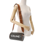 CELINE セリーヌ シリンダーバッグ トリオンフ タン 110052EJF.04LI ユニセックス PVC ショルダーバッグ Aランク 中古 銀蔵