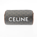 CELINE セリーヌ シリンダーバッグ トリオンフ タン 110052EJF.04LI ユニセックス PVC ショルダーバッグ Aランク 中古 銀蔵