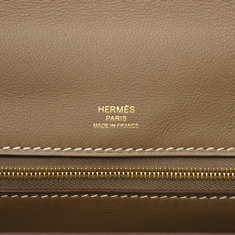 HERMES エルメス ヴァンキャトル 29 2WAY エトゥープ ゴールド金具 Z刻印(2021年頃) レディース トリヨンクレマンス ハンドバッグ Aランク 中古 銀蔵