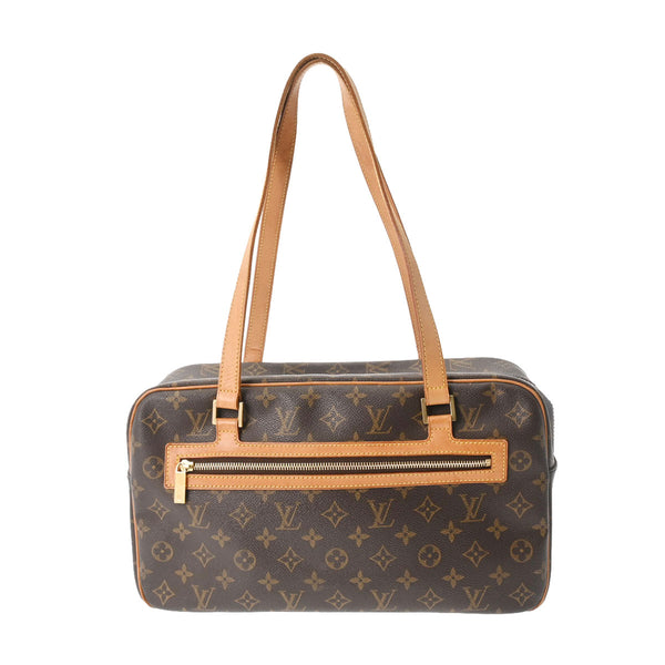 LOUIS VUITTON ルイヴィトン モノグラム シテ GM ブラウン M51181 ユニセックス モノグラムキャンバス ハンドバッグ Bランク 中古 銀蔵