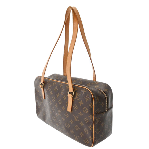 LOUIS VUITTON ルイヴィトン モノグラム シテ GM ブラウン M51181 ユニセックス モノグラムキャンバス ハンドバッグ Bランク 中古 銀蔵