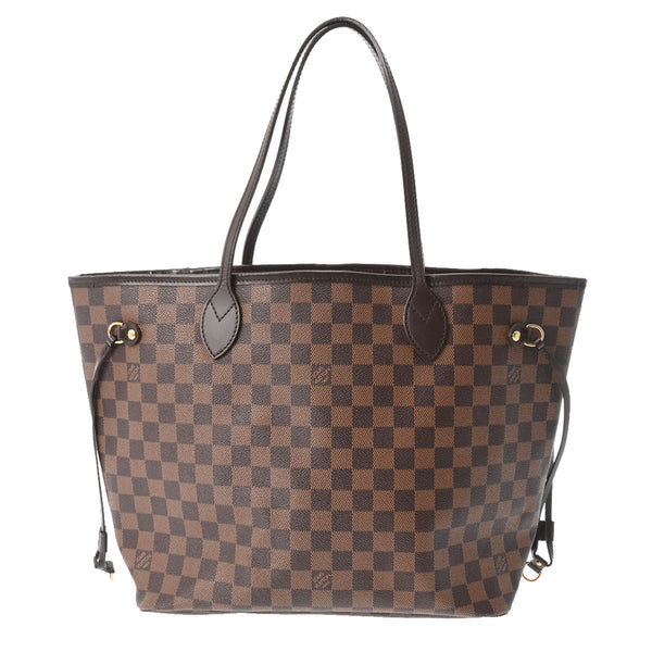 LOUIS VUITTON ルイヴィトン ダミエ ネヴァーフル MM ブラウン N51105 レディース ダミエキャンバス トートバッグ ABランク 中古 銀蔵