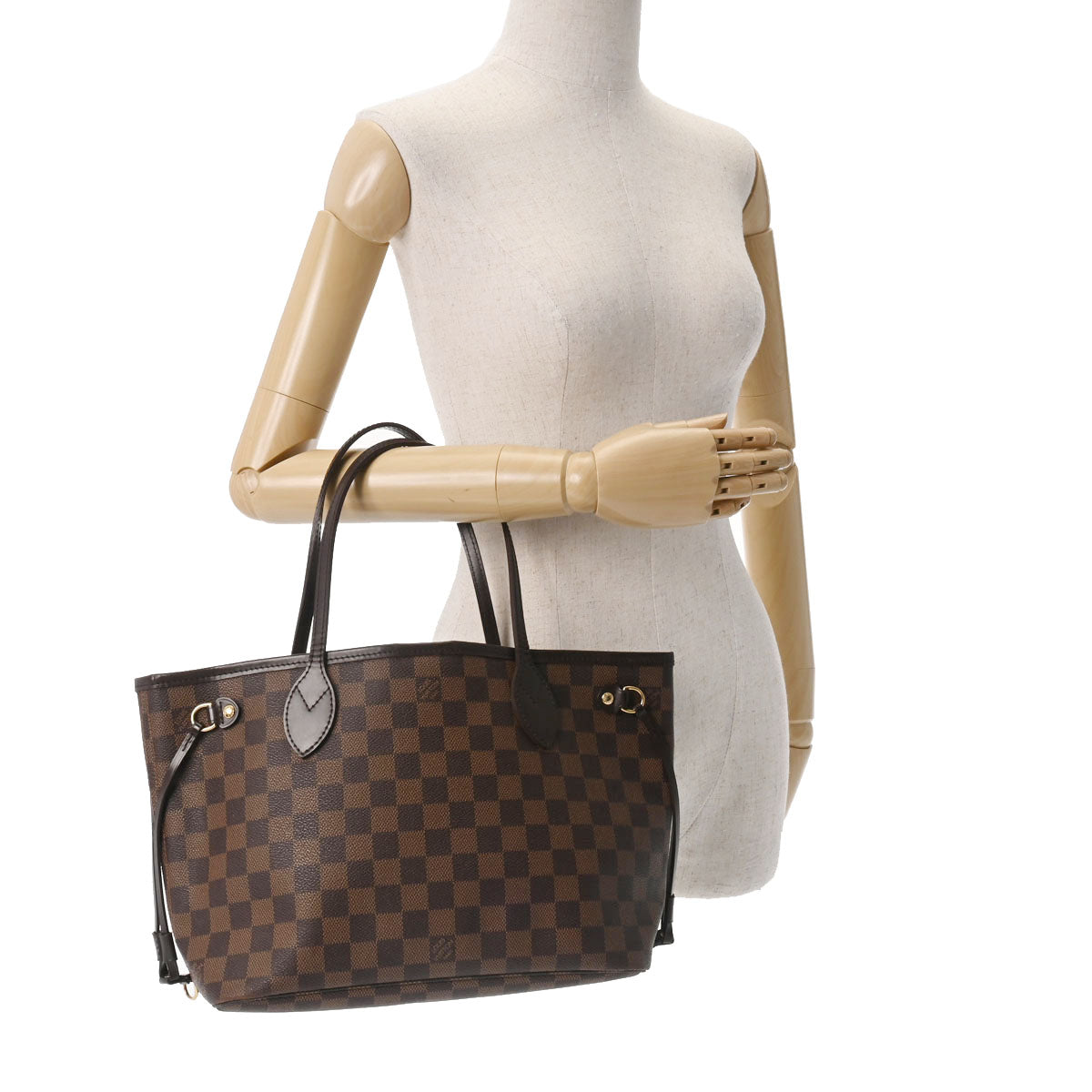 ルイヴィトンネヴァーフル PM 14137 ブラウン レディース ダミエ