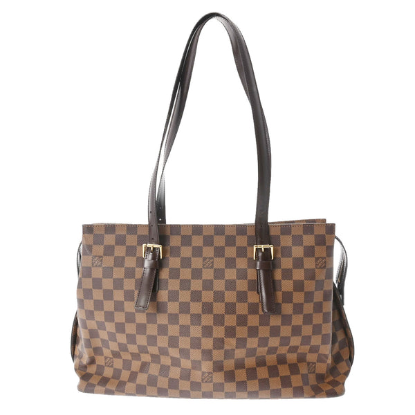 LOUIS VUITTON ルイヴィトン ダミエ チェルシー ブラウン N51119 レディース ダミエキャンバス トートバッグ Bランク 中古 銀蔵