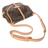 LOUIS VUITTON ルイヴィトン モノグラム ソミュール 30 ブラウン M42256 レディース モノグラムキャンバス ショルダーバッグ ABランク 中古 銀蔵