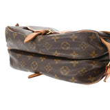 LOUIS VUITTON ルイヴィトン モノグラム ソミュール 30 ブラウン M42256 レディース モノグラムキャンバス ショルダーバッグ Bランク 中古 銀蔵