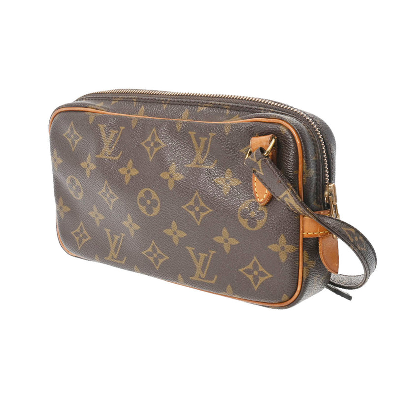 LOUIS VUITTON ルイヴィトン モノグラム ポシェット マルリーバンドリエール ブラウン M51828 レディース モノグラムキャンバス ショルダーバッグ Bランク 中古 銀蔵