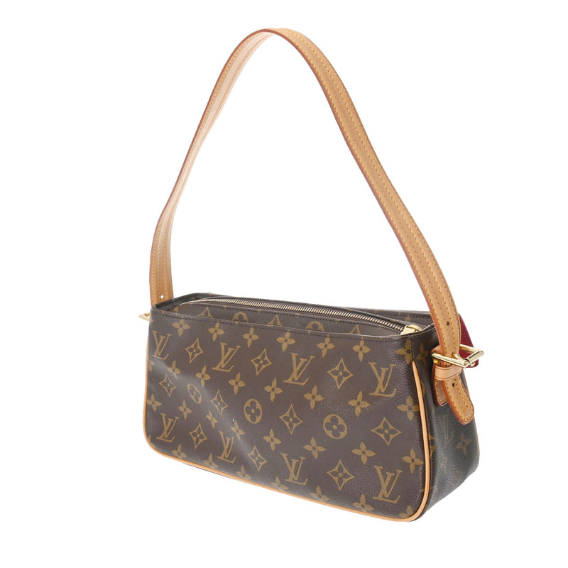 LOUIS VUITTON ルイヴィトン モノグラム ヴィバシテ MM ブラウン M51164 レディース モノグラムキャンバス ショルダーバッグ ABランク 中古 銀蔵