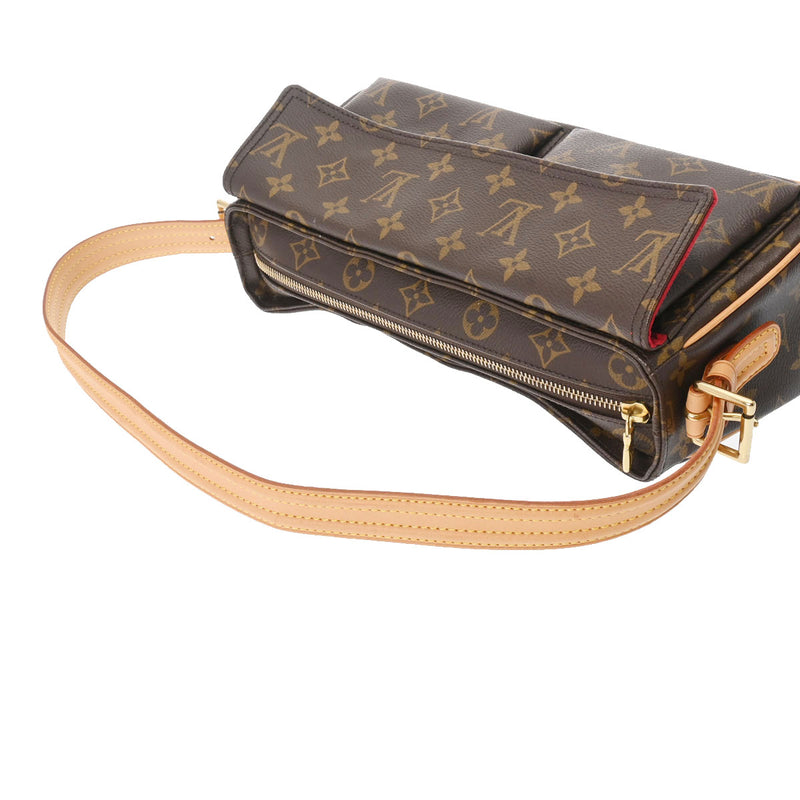 LOUIS VUITTON ルイヴィトン モノグラム ヴィバシテ MM ブラウン M51164 レディース モノグラムキャンバス ショルダーバッグ ABランク 中古 銀蔵